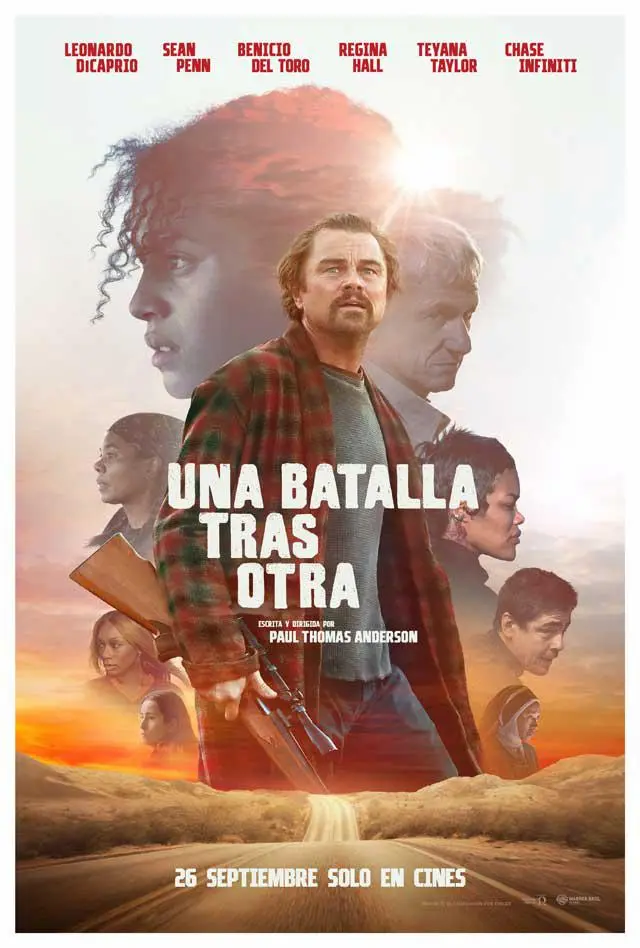 Póster oficial en español de la película The Battle of Baktan Cross con Leonardo DiCaprio