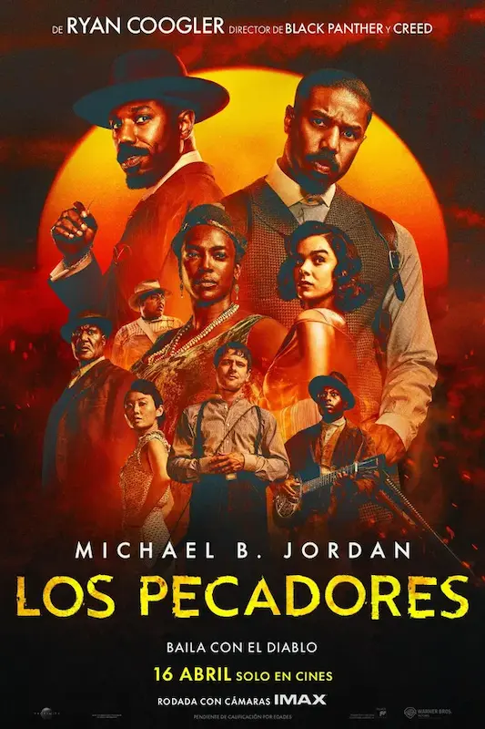Póster oficial de la película Los Pecadores con Michael B. Jordan para ver en España